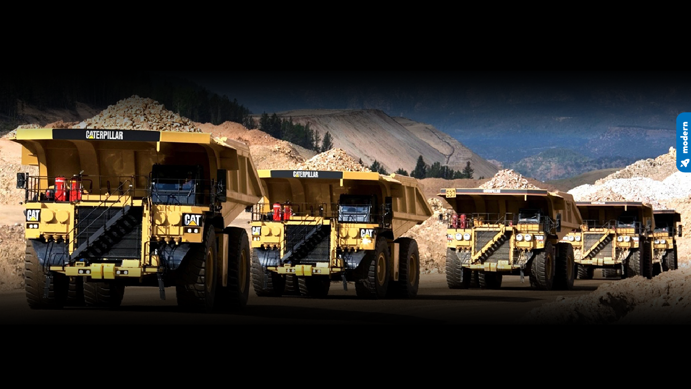 ABM Internatioanls dumpers transporting calcium carbonate